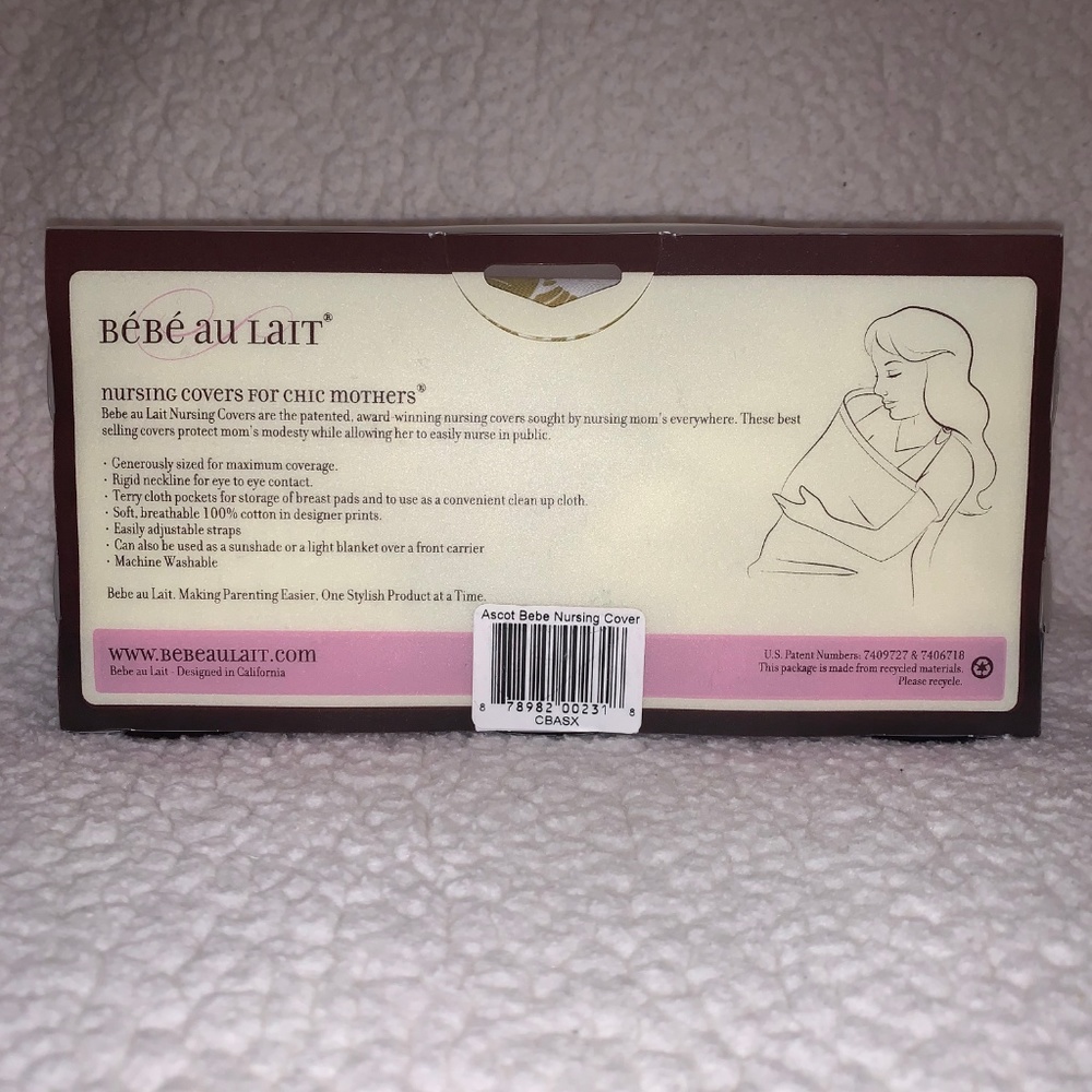 Bebe au Lait Nursing Cover - Ascot - NWT - Picture 4 of 4